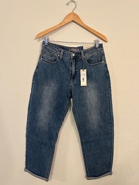 Just USA JP420 Slim Stretch Barrel Cuff Jeans Size 10 NWT Medium Denim